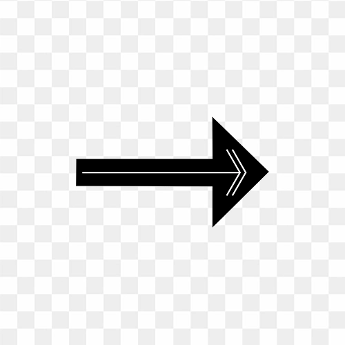 Black Right arrow symbol free transparent png